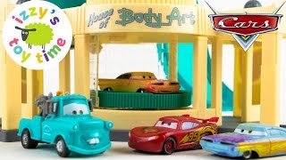 Cars  Disney Pixar Cars Ramones Color Changer Playset  Fun Toy Cars [upl. by Adnaluy659]