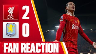 Liverpool 20 Aston Villa  Fan Reactions [upl. by Diamond]