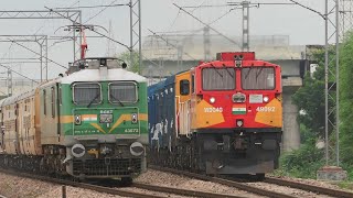 Special WAG 9HC Locomotive TRAINS Passenger amp Goods Train For Indian Railways [upl. by Ahsyak57]