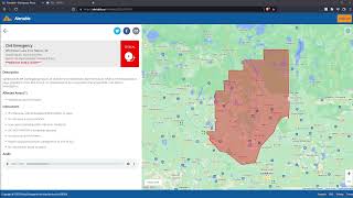 Civil Emergency Shelter In Place For Central Saskatchewan [upl. by Azeel]