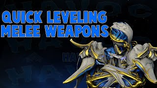 Warframe Leveling melee weapons  fixing my old mistake New players quotdont doquot list grows [upl. by Hilly]