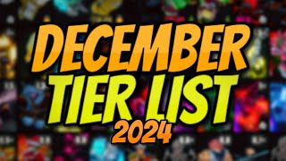 YBA NEW OFFICIAL YBA DECEMBER SKIN TRADING TIER LIST DECEMBER 2024 [upl. by Themis]