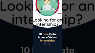 Free Data Science Virtual Internships internship datascience [upl. by Issie]