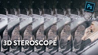 How to do a STEREOSCOPE  Photoshop [upl. by Ahsiad]