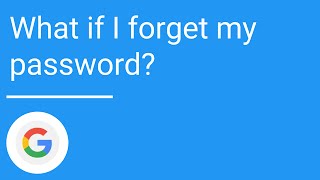 What if I forget my password [upl. by Timon]