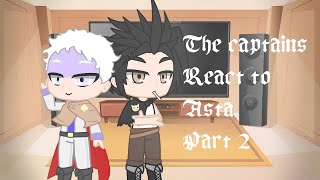 Past captains react to Asta  Black Clover  Part 2 [upl. by Son]