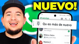 Nueva ACTUALIZACIÓN de WHATSAPP IPHONE y ANDROID 2024 [upl. by Mannes638]