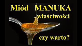 Miód MANUKA  WŁAŚCIWOŚCI czy warto [upl. by Pammie]