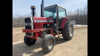 LOT 198  1982 Massey Ferguson 2705 Tractor [upl. by Maris247]