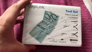 LogiLink WZ0023 Feinmechaniker SchraubendreherSet unboxing und Anleitung [upl. by Acinomahs]