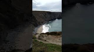 Porthtowan Cornwall views toward Portreath amp Godrevy Lighthouse [upl. by Rayner530]