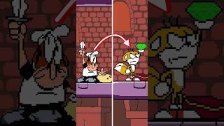 Playable Tails in Pizza Tower but UPDATED ONCE AGAIN D Pizza Tower mods Shorts [upl. by Blood]