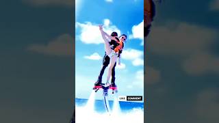 Ride Enjoying Flyboarding youtube youtubeshorts shorts remix dj song music waterpark love [upl. by Euqininod782]