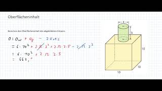 Oberflächeninhalt zusammengesetzter Körper [upl. by Swayne]