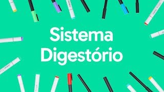 SISTEMA DIGESTÓRIO  BIOLOGIA  QUER QUE DESENHE [upl. by Karlik]