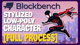 Stylized Lowpoly Character  FULL PROCESS  Blockbench Timelapse [upl. by Aleak]