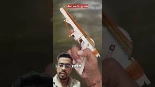 Creative diy from sticks and rubber bands into an automatic rifle diy diycrafts toys ideas [upl. by Buote229]