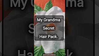 Worlds Best Hair Mask My Grandma Secret Hair Mask 🤫 Get Glass Shine Hair  hairgrowth shorts [upl. by Aalst]