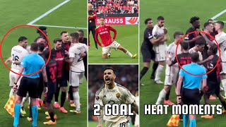 bayer leverkusen vs roma  Paredes Goal And Angry Moments [upl. by Magner]