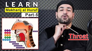 Articulation Points of Arabic Letters  Learn Makharij al Huruf with Shaykh Ismail AlQadi  Part 5 [upl. by Rinee]