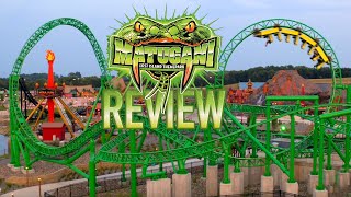 Matugani Review Lost Island Intamin Hydraulic Launch Coaster  Formerly Kanonen from Liseberg [upl. by Aneelehs]