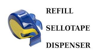 How to Refill Hands On Sellotape On Hand Dispenser and Use It [upl. by Kirstyn263]