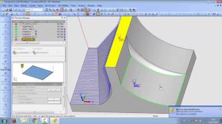 Tutorial CIMATRON for CNC Milling  Contour Radius Face Ball Nose [upl. by Peterus]