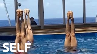 The Challenge of Synchronized Swimming on a Cruise Ship [upl. by Arno]