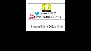 inhaled Nitric oxide respiratory daily [upl. by Anegal758]