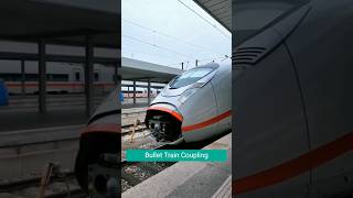 automatic coupling system in bullet train 😲 shorts railway bullettrain [upl. by Ailedo376]