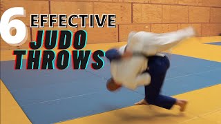 6 Effective Judo Throws  Our Favourite Techniques [upl. by Nauqat]