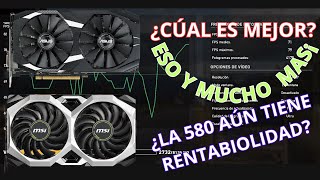 RX 580 vs GTX 1660 la última gran comparación de GPU [upl. by Rdnaskela]