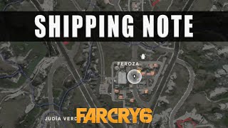 Far Cry 6 shipping note at Camp Maximas location [upl. by Nolaf914]