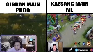 Gibran Main PUBG vs Kaesang Main ML [upl. by Zelle]