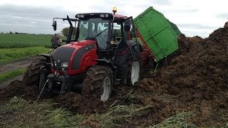 Wożenie Obornika WPADKA  Valtra T140 N101  Merlo P25 6 [upl. by Nylanaj]