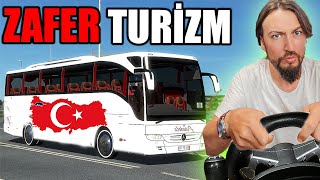 ZAFER TURİZM ŞÖFÖRÜ OLDUM YENİ TÜRKİYE HARİTASI Ets 2 150 [upl. by Anicul375]