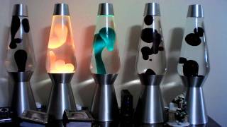 5 Goo Kit Grande Lava Lite Lamps [upl. by Tyree]