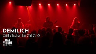 DEMILICH live at Saint Vitus Bar Jun 2nd 2022 FULL SET [upl. by Coridon]