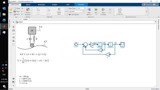 Two spring mass damper system TUTORIAL 9 [upl. by Lancelot]