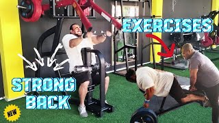 تمارين قوى لعضلة الظهر لتعريضهStrong back exercises [upl. by Arst647]