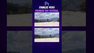 HowtoStabilizeVideoinPremierePro [upl. by Sherlock]