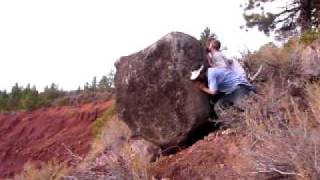 Rolling a huge rock down the hill [upl. by Ansev]