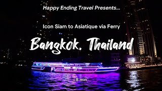 Icon Siam to Asiatique by Ferry [upl. by Joanne7]