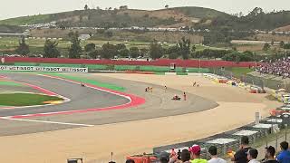 Viñales Crash Last Lap  Portugal Moto GP [upl. by Vareck]