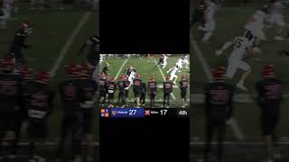 Walpole Football back to back picksixes [upl. by Aicilana]