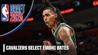 The Cleveland Cavaliers select Emoni Bates with No 49 overall pick  2023 NBA Draft [upl. by Tris]