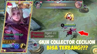 REVIEW SKIN COLLECTOR CECILION quotCRIMSON WINGSquot  GILA INI SKIN KEREN ABIEZZ  MLBB [upl. by Nivrae]