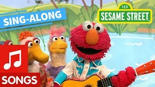 Sesame Street Elmos Ducks Lyric Video  Elmos Sing Along Series [upl. by Eipper402]