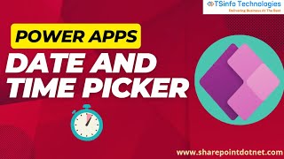 How to Use PowerApps Date and Time Picker  PowerApps Datetime Picker  Datetime Picker in PowerApps [upl. by Areta]