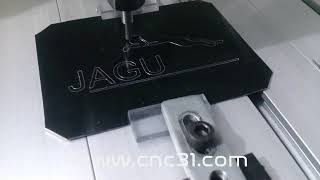 Grabado punta diamante Placa de aluminio CNC [upl. by Essex]